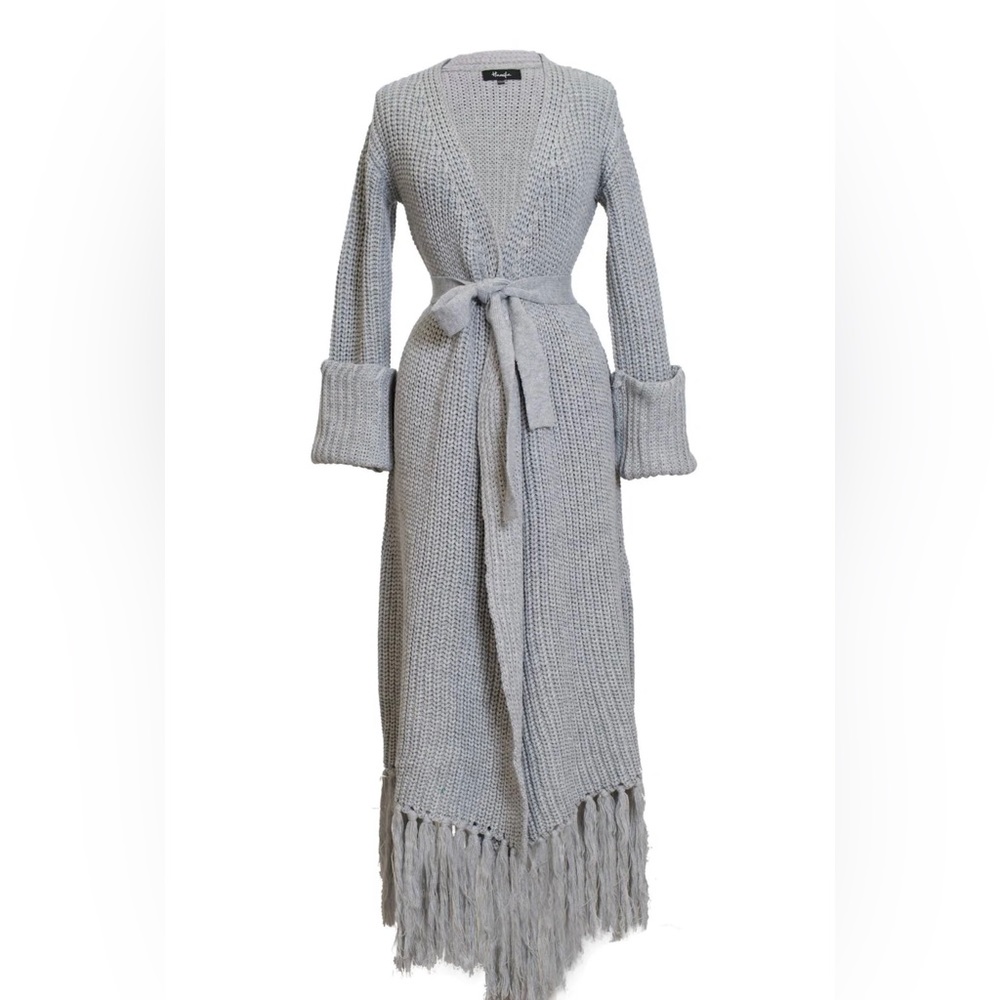 Hanifa MIYA KNIT CARDIGAN DRESS